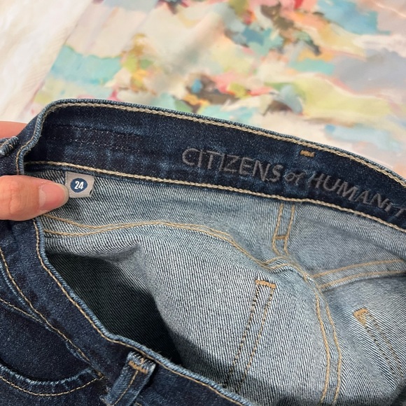 Citizens of humanity jeans size 24 with inseam 29” - Picture 5 of 7